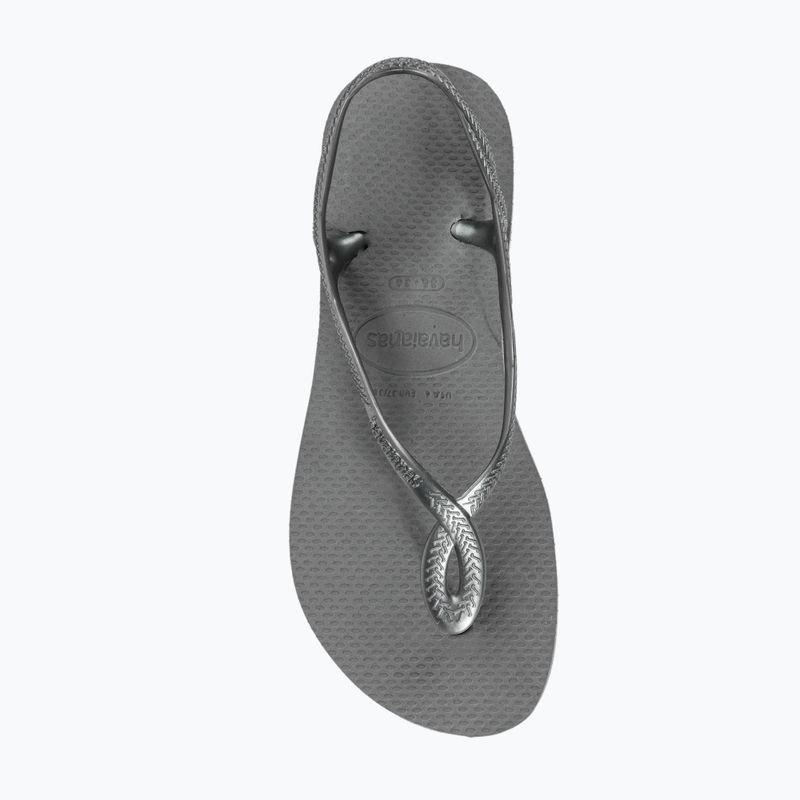 Dámske sandále Havaianas Luna Flatform grey steel 5
