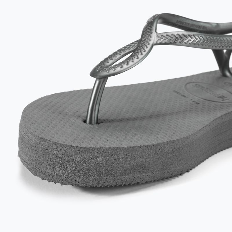 Dámske sandále Havaianas Luna Flatform grey steel 7