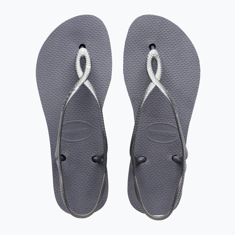 Dámske sandále Havaianas Luna Flatform grey steel 10