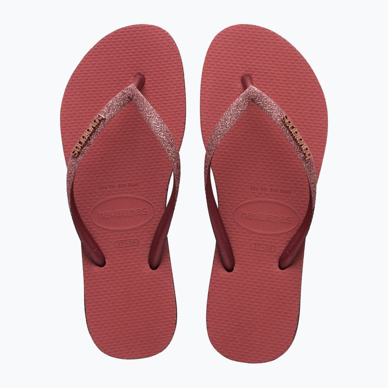 Dámske žabky Havaianas Slim Sparkle II pau brasil 11