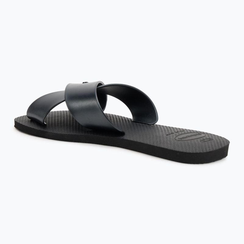Dámske žabky Havaianas Aqua Metallic black 3
