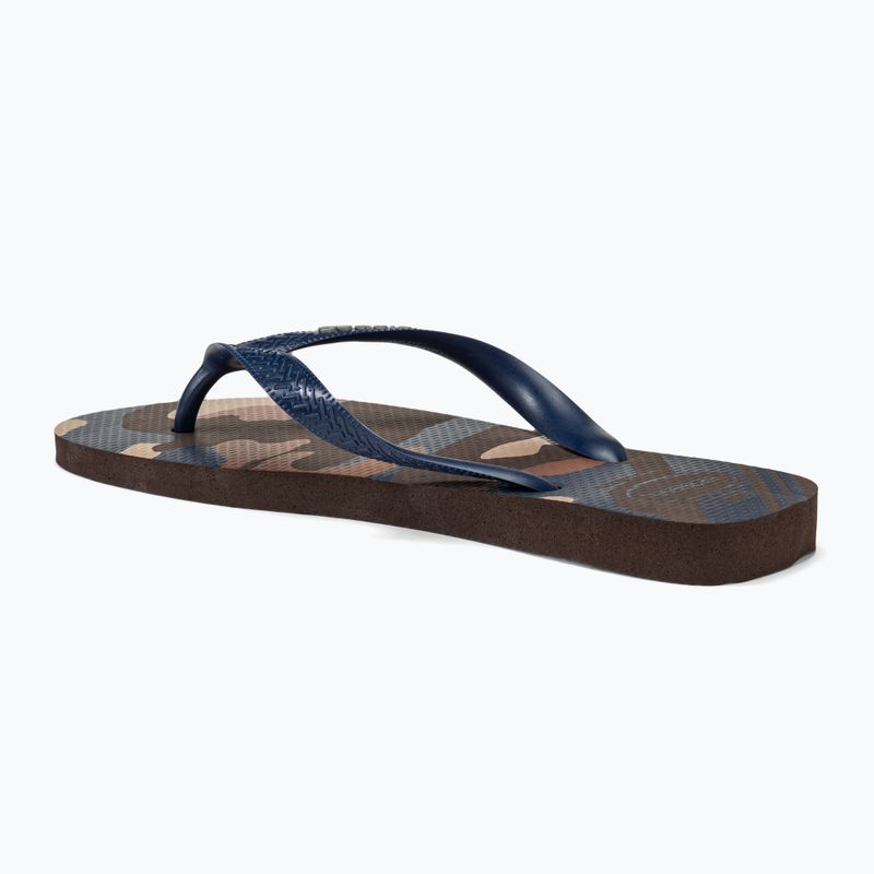 Pánske žabky Havaianas Top Camu dark brown 3