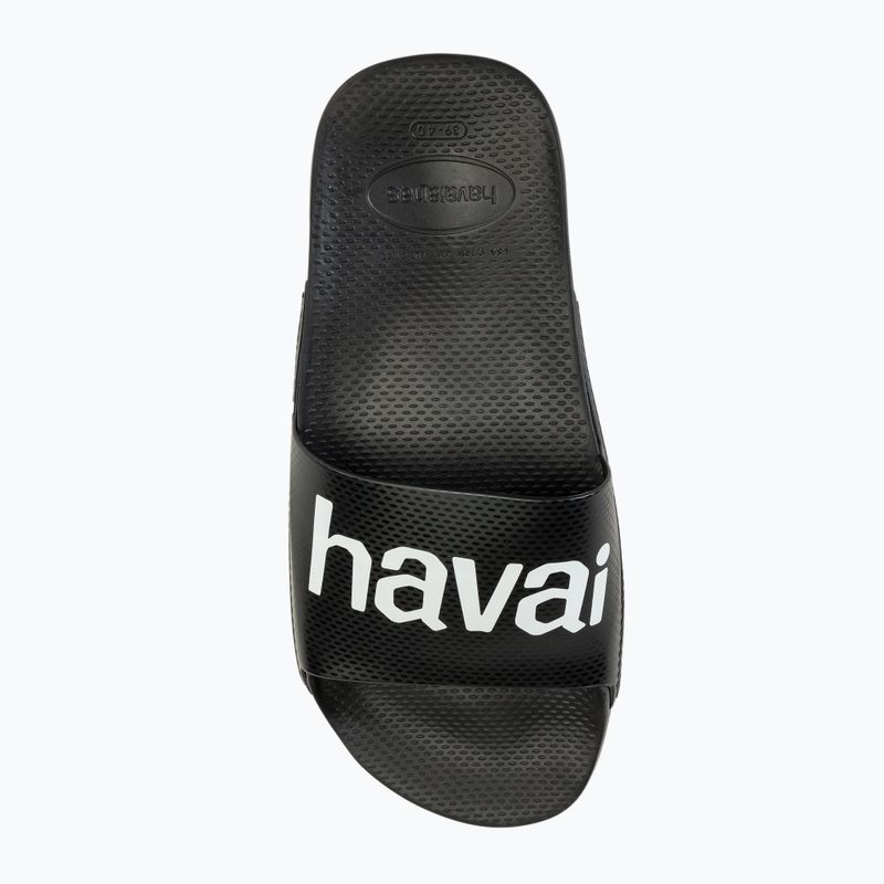 Havaianas Classic Logomania žabky black / black 6