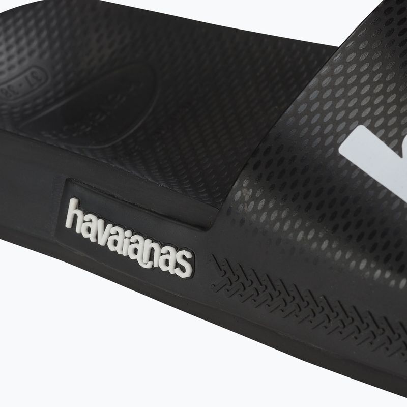 Havaianas Classic Logomania žabky black / black 10