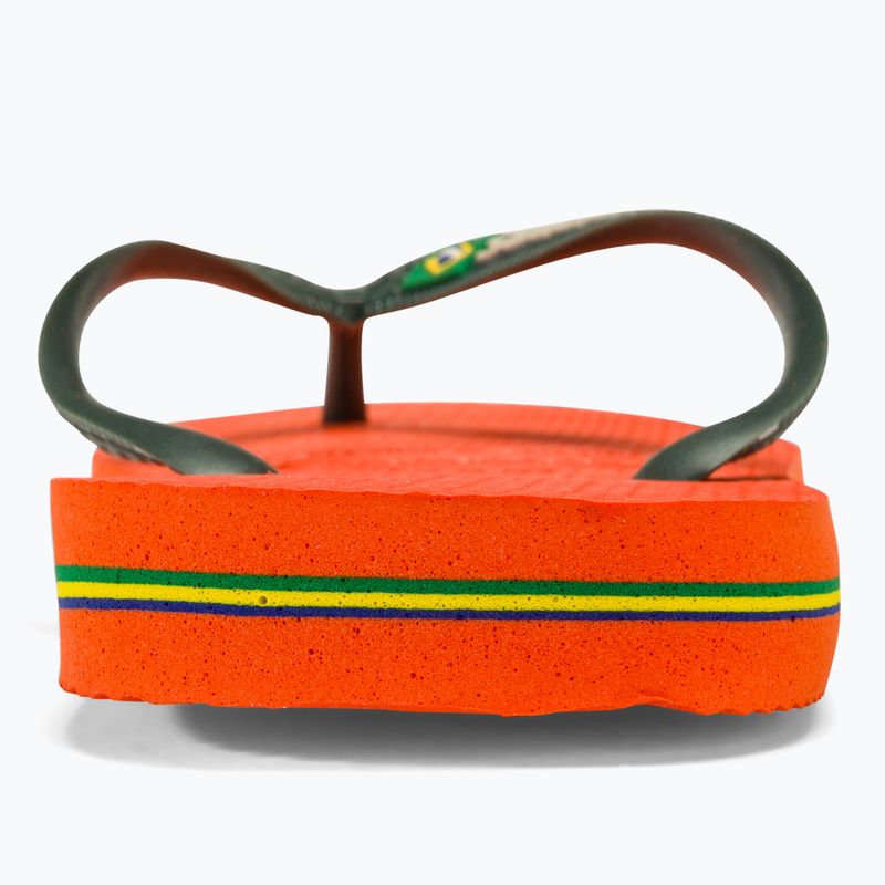 Havaianas Brasil Logo sunset orange žabky 6