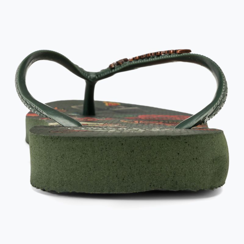 Pánske žabky Havaianas Top Tribo olive green 6