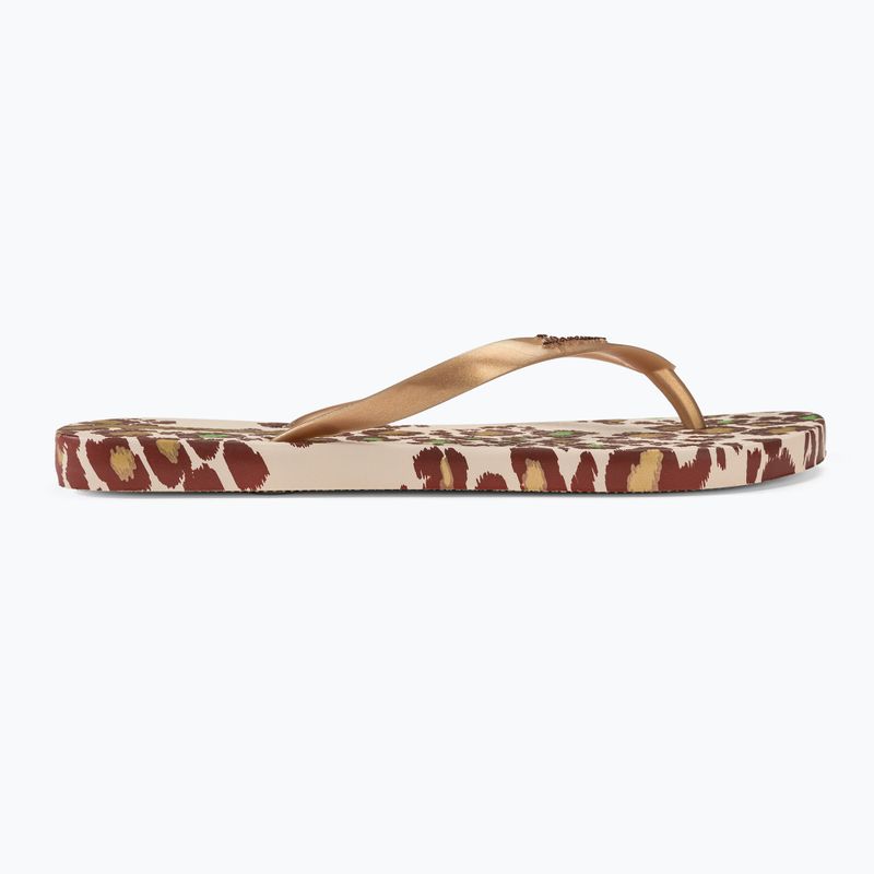 Dámske žabky Ipanema Animale Print III beige/gold 2
