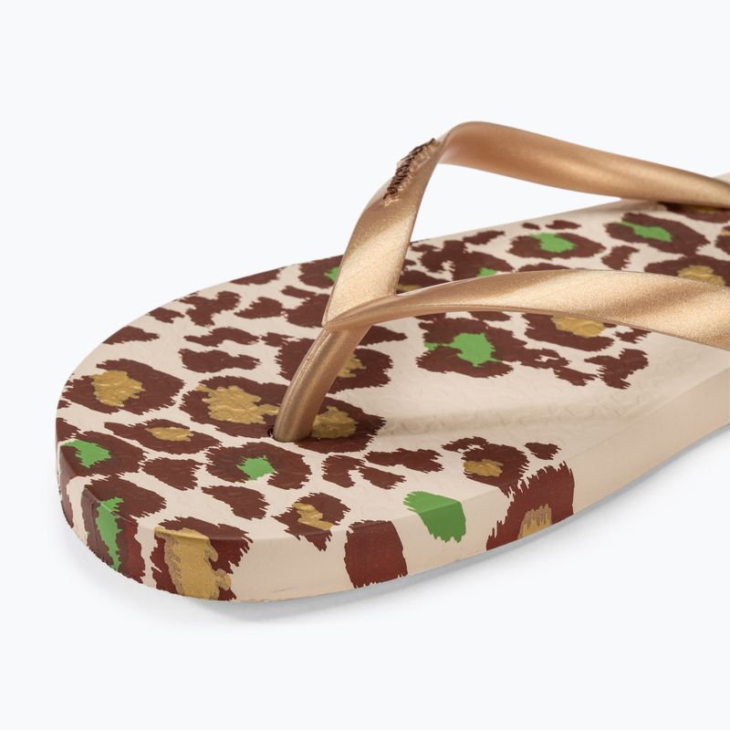 Dámske žabky Ipanema Animale Print III beige/gold 7