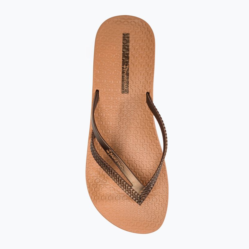 Dámske žabky Ipanema Bossa Soft V brown/bronze 5