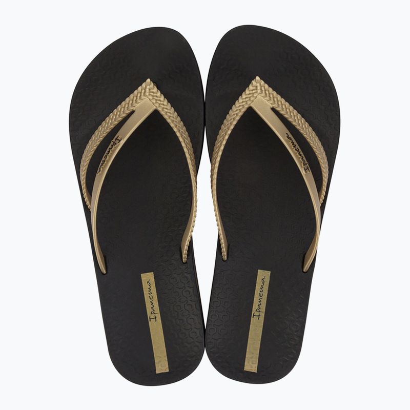 Dámske žabky Ipanema Bossa Soft V black/gold 2