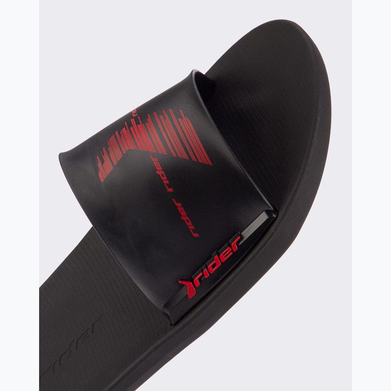 Detské šľapky RIDER Speed Slide In black/black/red 8