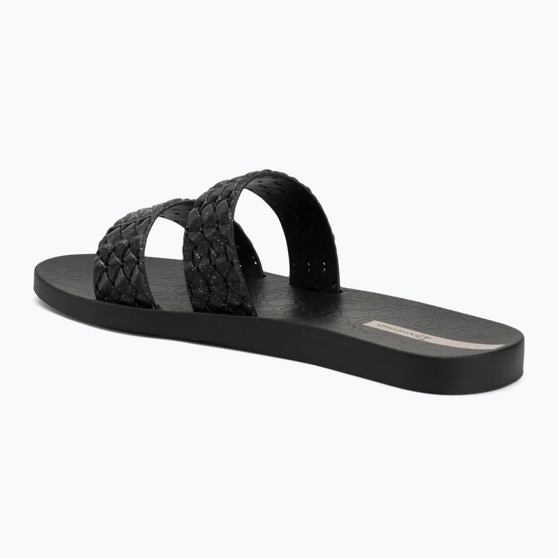 Dámske nazúvaky Ipanema Renda II black/glitter black 3