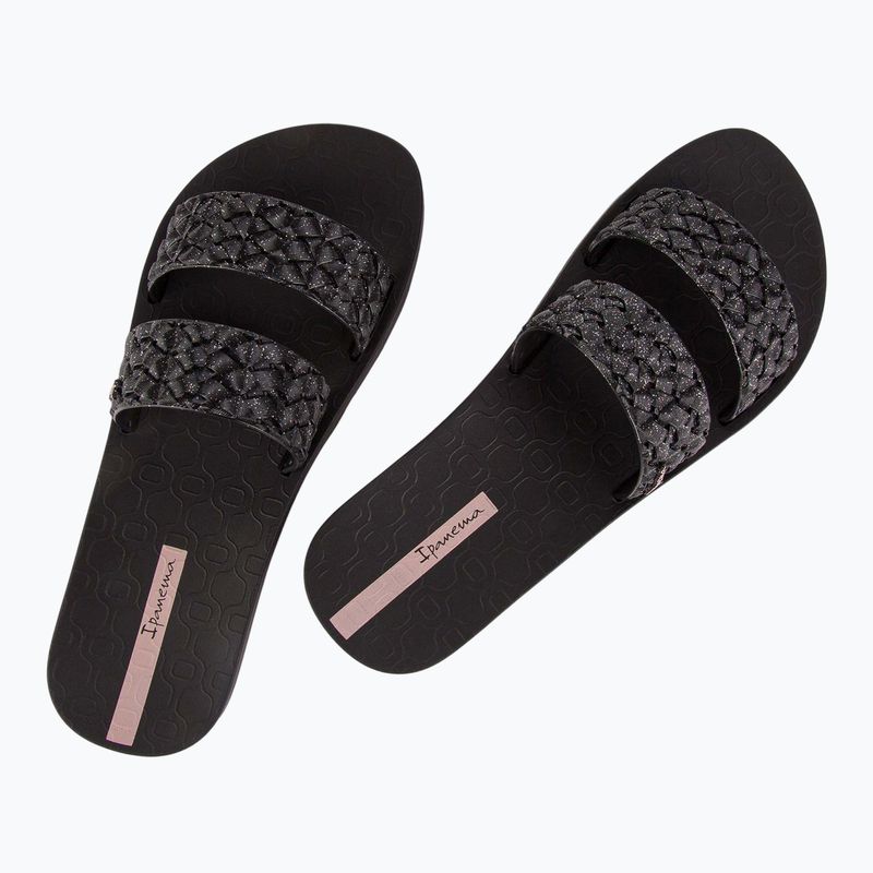 Dámske nazúvaky Ipanema Renda II black/glitter black 10