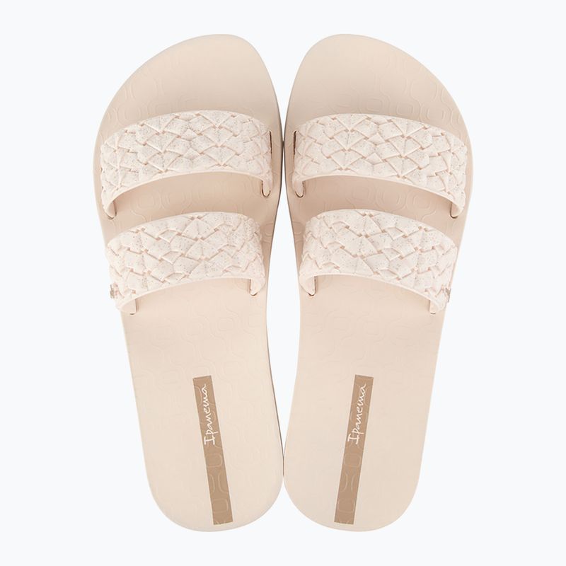 Dámske nazúvaky Ipanema Renda II beige/glitter beige 2
