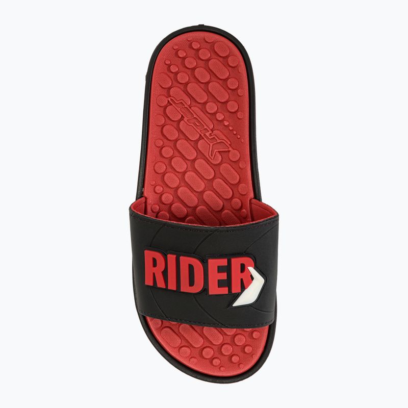 Pánske šľapky RIDER Pump Slide AD black/red 5