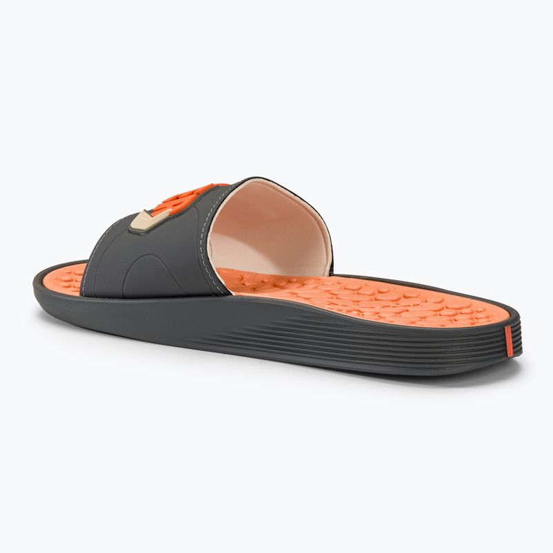 Pánske šľapky RIDER Pump Slide AD grey/dark grey/orange 3