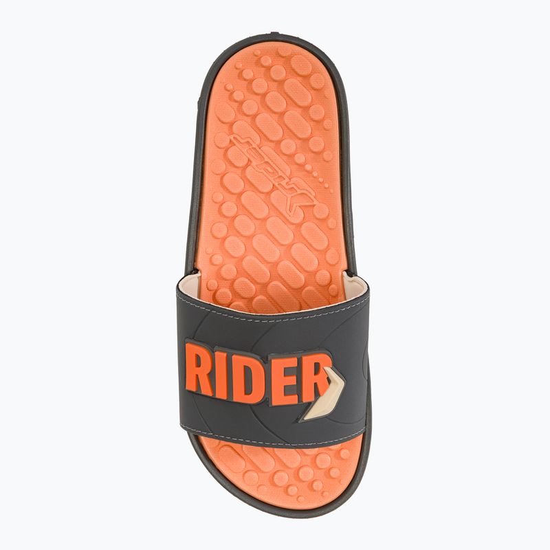 Pánske šľapky RIDER Pump Slide AD grey/dark grey/orange 5