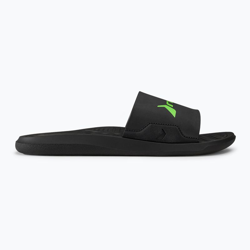 Pánske šľapky RIDER Step Slide black/green 2