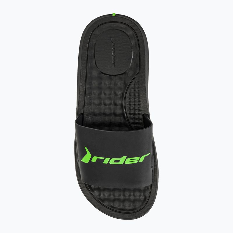 Pánske šľapky RIDER Step Slide black/green 5