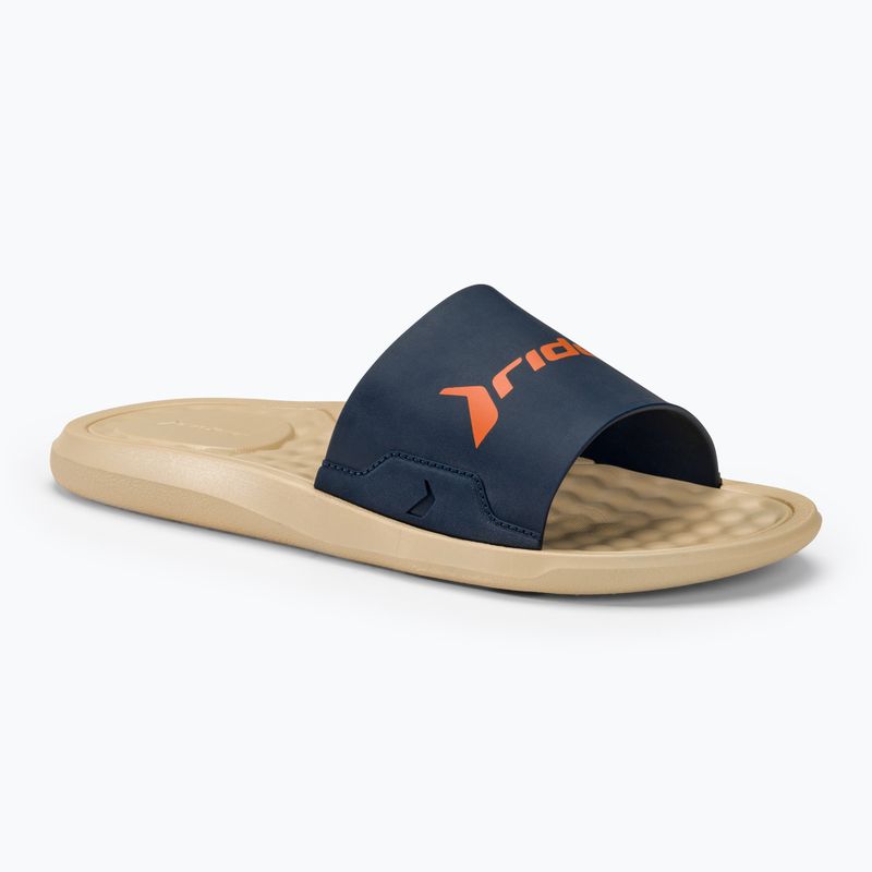 Pánske šľapky RIDER Step Slide beige/blue/orange