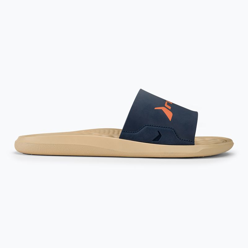 Pánske šľapky RIDER Step Slide beige/blue/orange 2