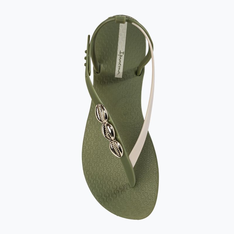 Dámske sandále Ipanema Salty II green / beige / silver 5