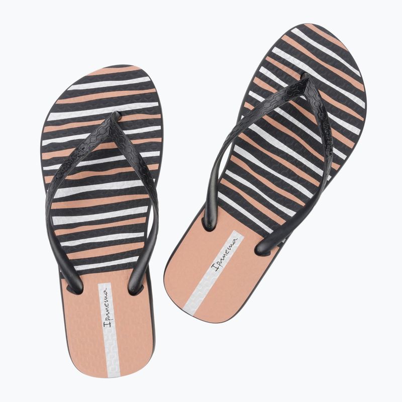 Dámske žabky Ipanema Classic Happy XII black/black/pink 3