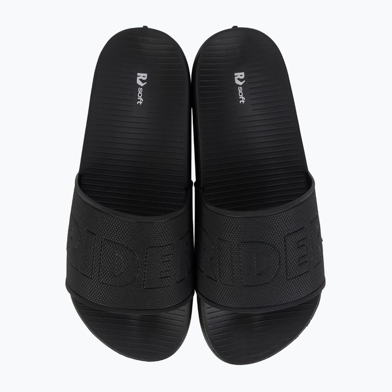 Pánske šľapky RIDER Grid Slide black/black/silver 2