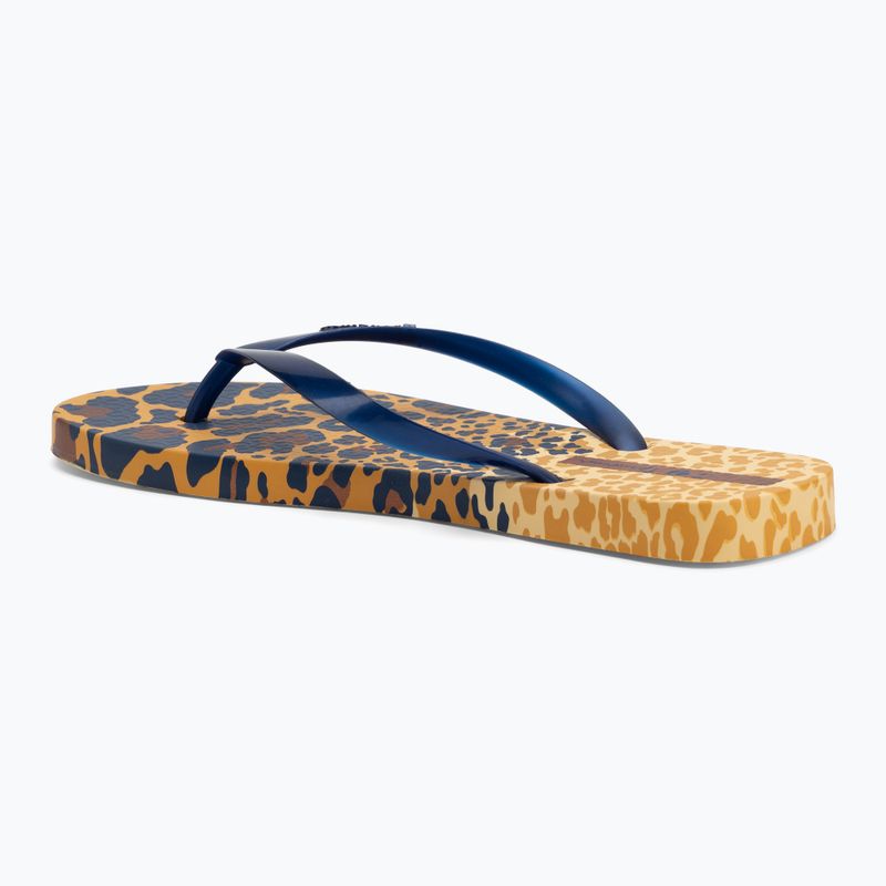 Dámske žabky Ipanema Animal Print VI yellow/pearly blue 3