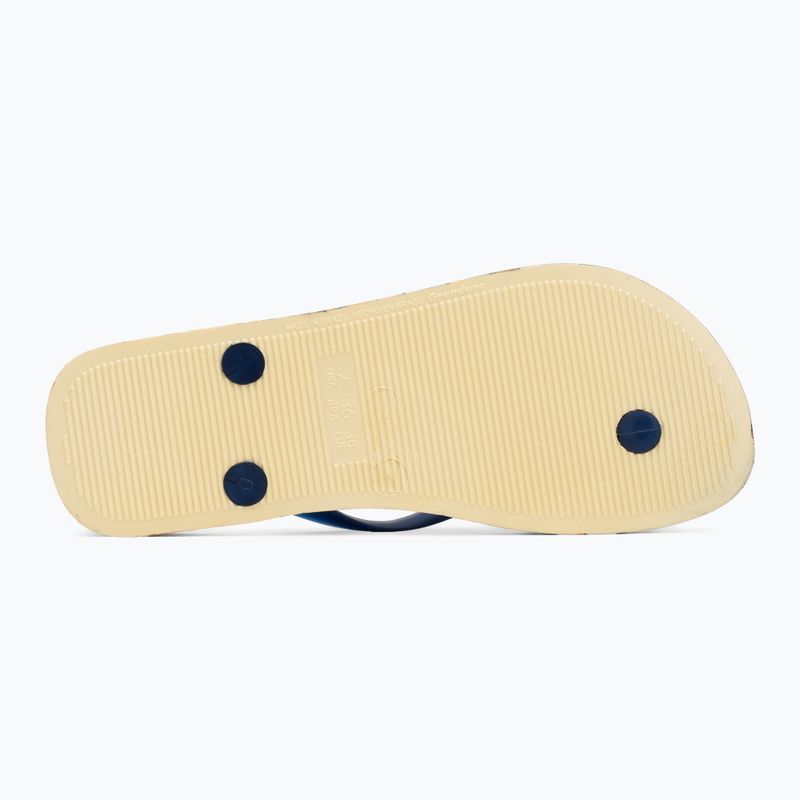 Dámske žabky Ipanema Animal Print VI yellow/pearly blue 4