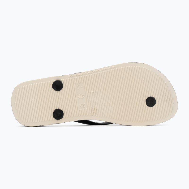 Dámske žabky Ipanema Animal Print VI beige/black/pink 4
