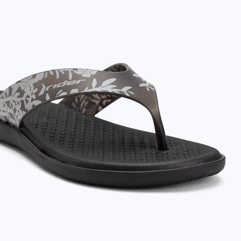 Dámske žabky RIDER Aqua VI black/grey 7