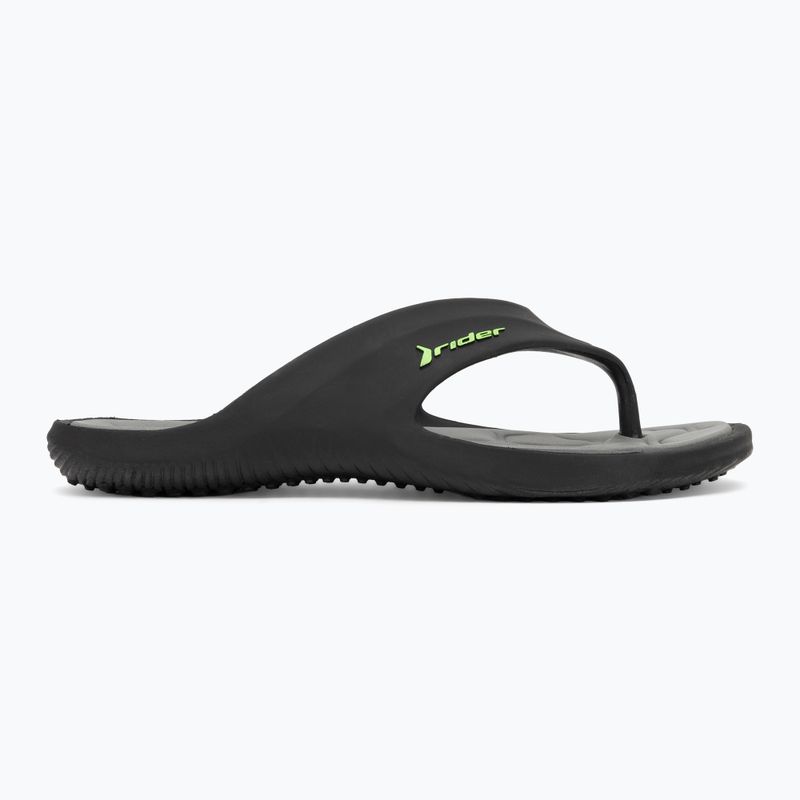 Pánske žabky Rider Cape XVIII black/grey/green 2