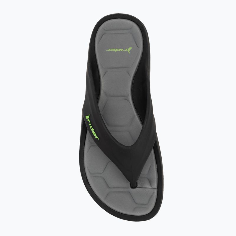 Pánske žabky Rider Cape XVIII black/grey/green 5
