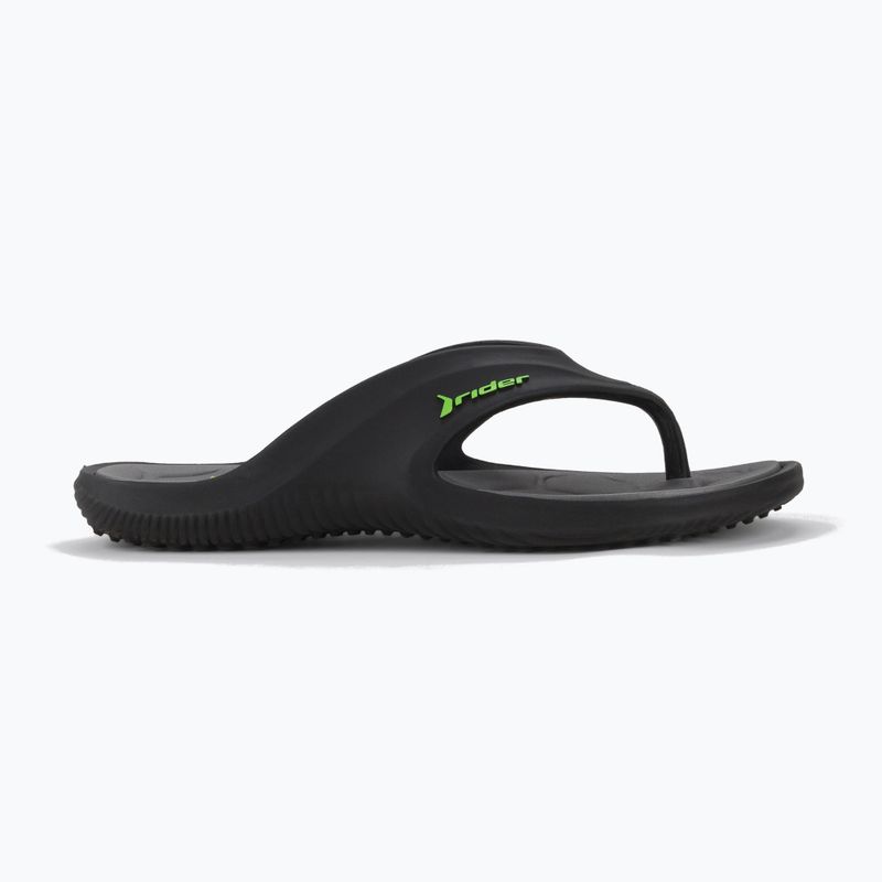 Pánske žabky Rider Cape XVIII black/grey/green 3