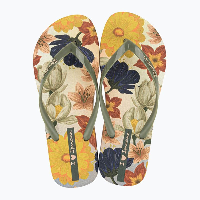 Dámske nazúvaky Ipanema Verao Tropical beige/green 2