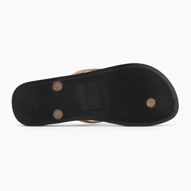 Dámske žabky Ipanema Anat Tan black/gold 4