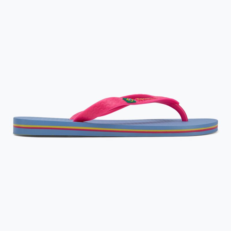Dámske žabky Ipanema Clas Brasil II blue/pink 2