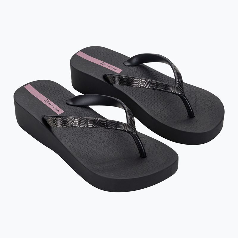 Dámske žabky Ipanema Mesh X Plat black/black/lilac