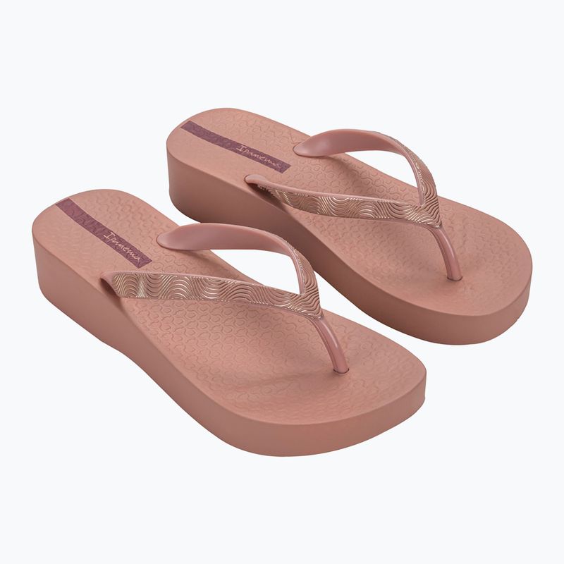 Dámske žabky Ipanema Mesh X Plat pink/pink/red