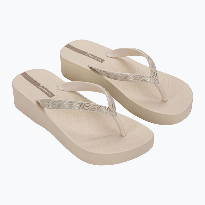 Dámske žabky Ipanema Mesh X Plat beige/beige/brown