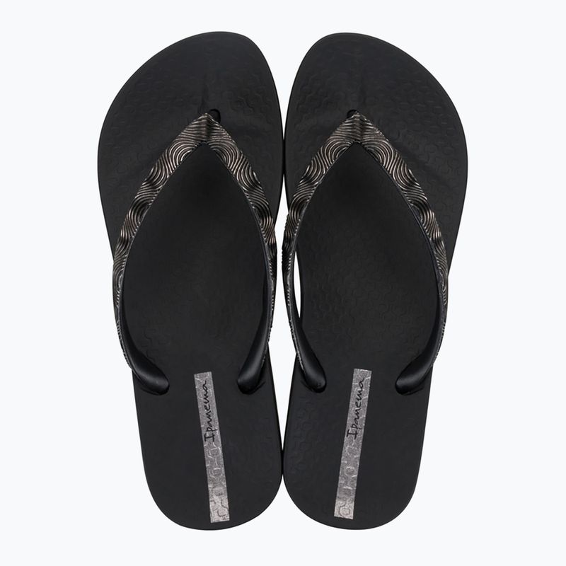 Dámske žabky Ipanema Mesh IX black/black/dark grey 2