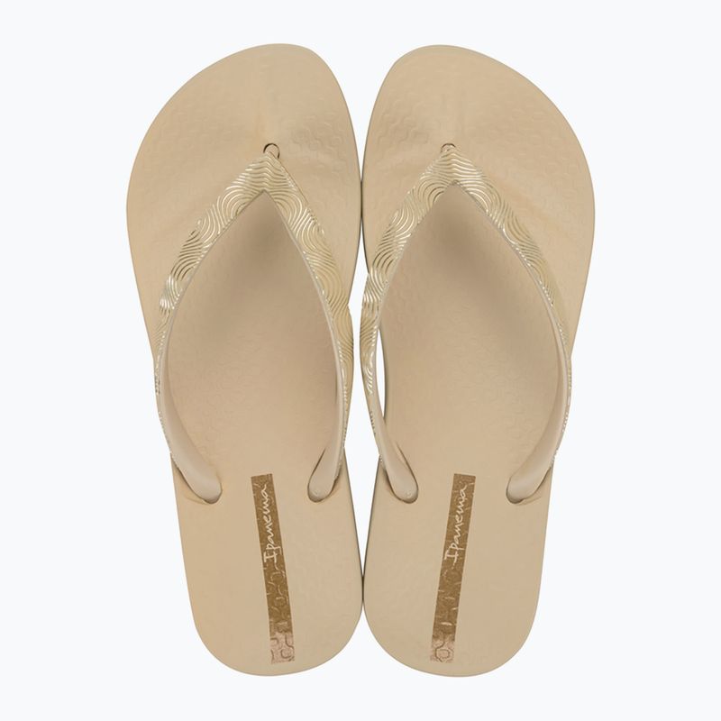 Dámske žabky Ipanema Mesh IX beige/beige/gold 2