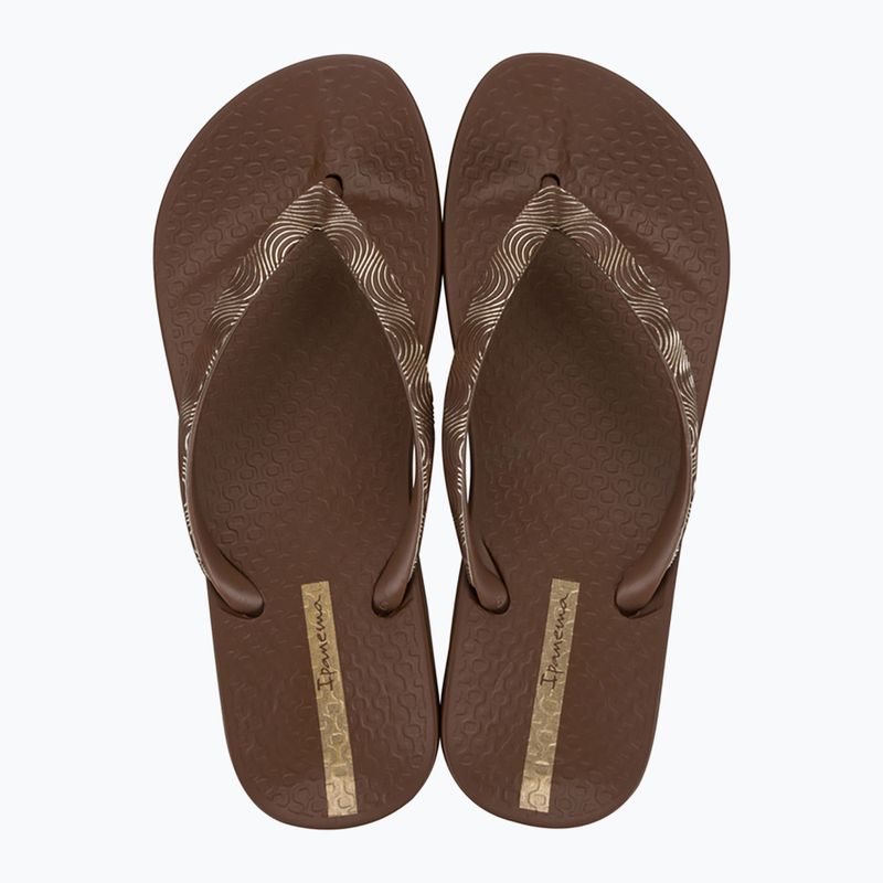 Dámske žabky Ipanema Mesh IX brown/brown/Gold 2