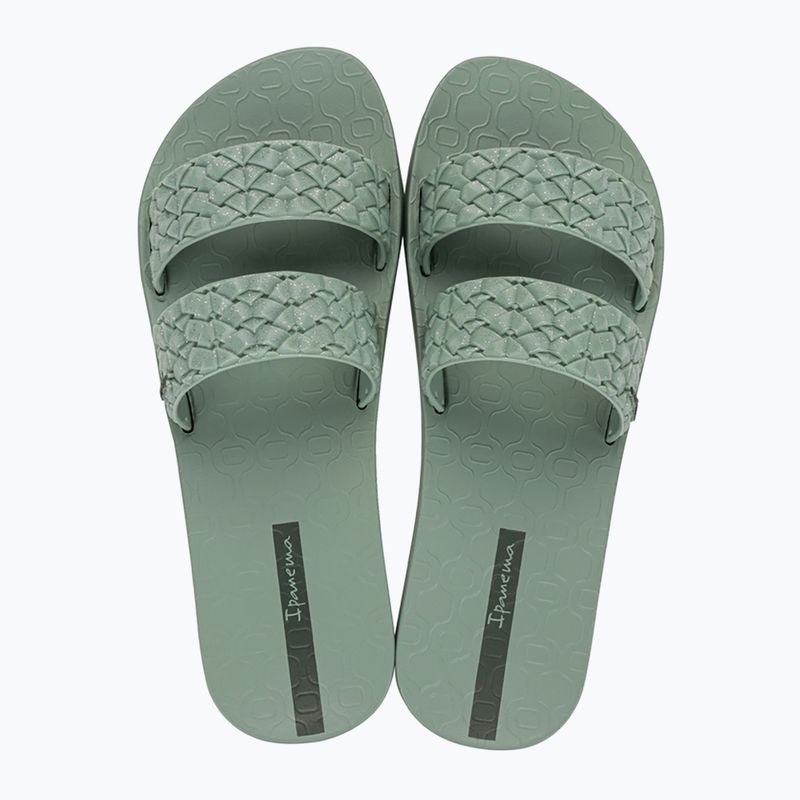 Dámske nazúvaky Ipanema Renda II green/green/glitter green 2