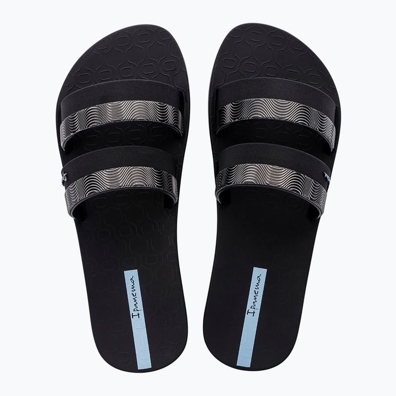 Dámske šľapky Ipanema Mesh Slide black/blue 2