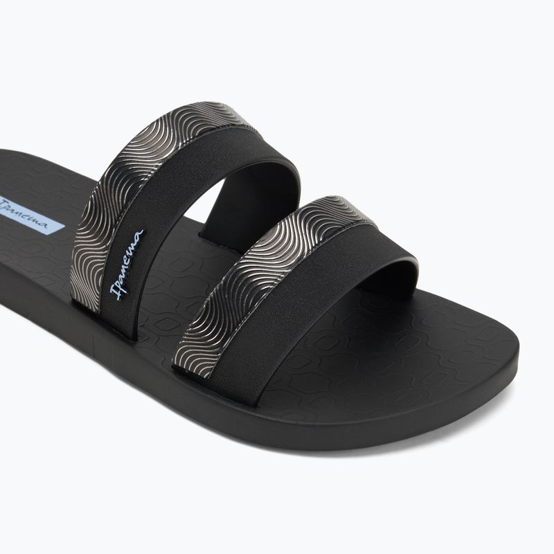 Dámske šľapky Ipanema Mesh Slide black/blue 7