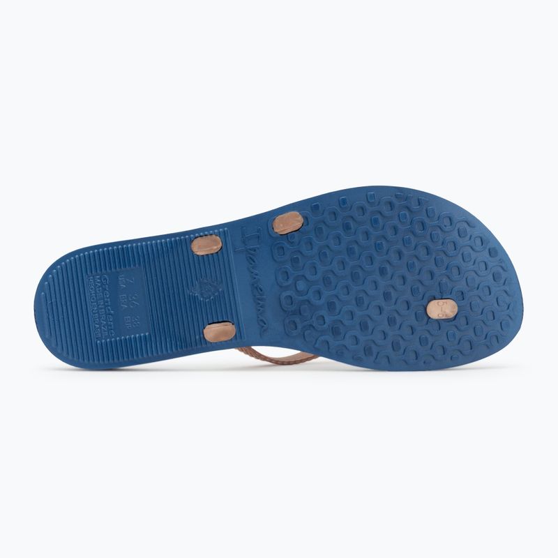 Dámske žabky Ipanema Bossa blue/metallic pink 4