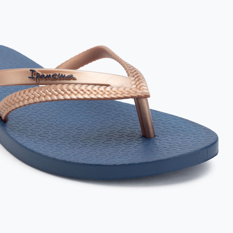 Dámske žabky Ipanema Bossa blue/metallic pink 7