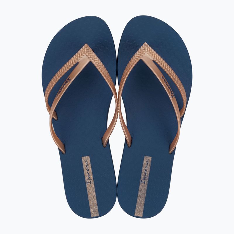 Dámske žabky Ipanema Bossa blue/metallic pink 2